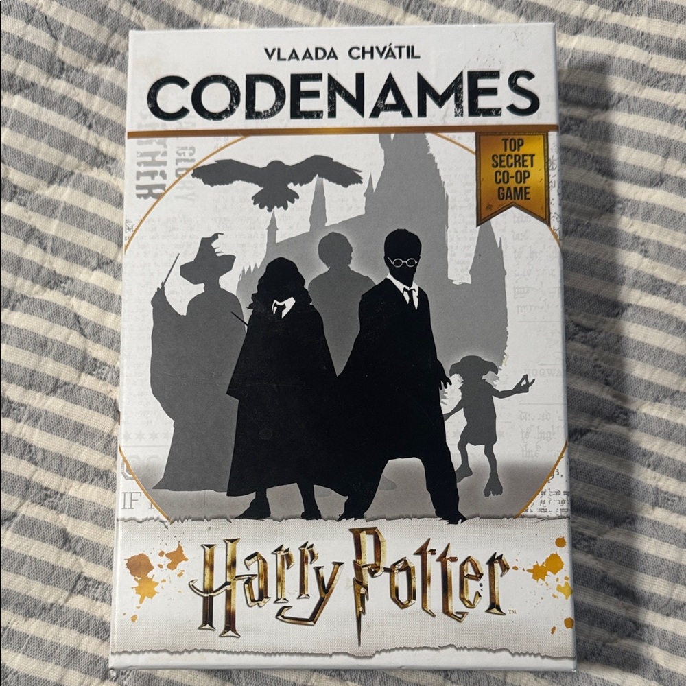 Harry Potter Codenames Game - Black and White